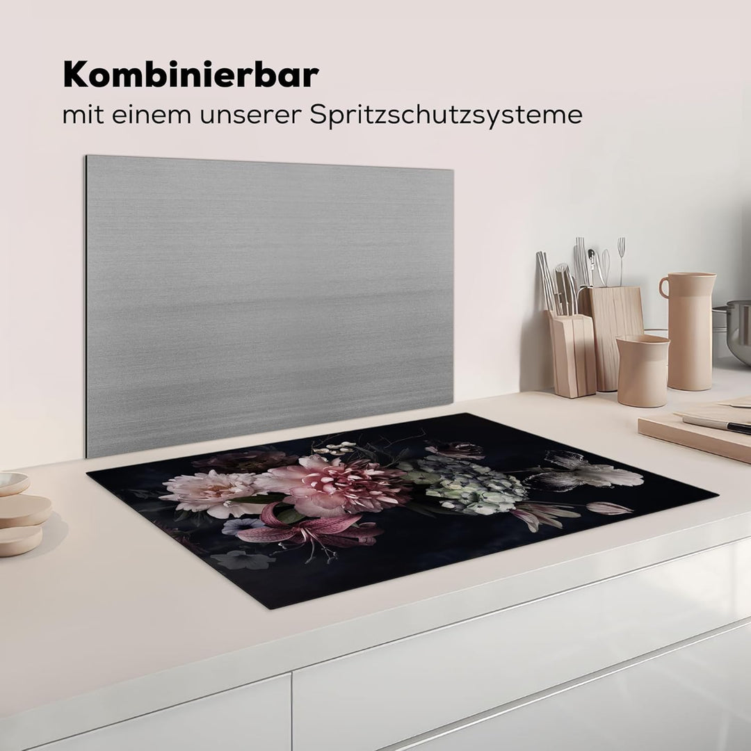 Herdabdeckplatte Einteilig Herdabdeckung Abdeckplatte für Ceranfeld Abdeckung Induktionskochfeld Auf