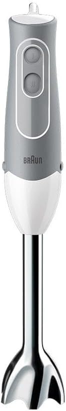 Braun Household De'Longhi MQ535 Braun Multiquick 5 MQ 535 Sauce Stabmixer weiss-grau, Edelstahl