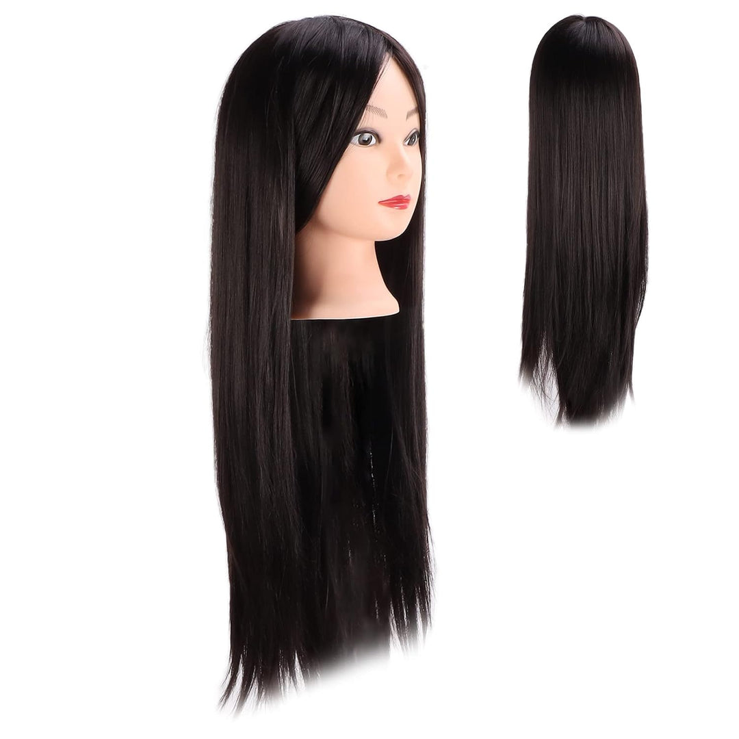 Haar-Styling-Trainings Kopf, Haar-Übungs Kopf, Langer Haar-Mannequin-Kopf Profession eller Friseur H
