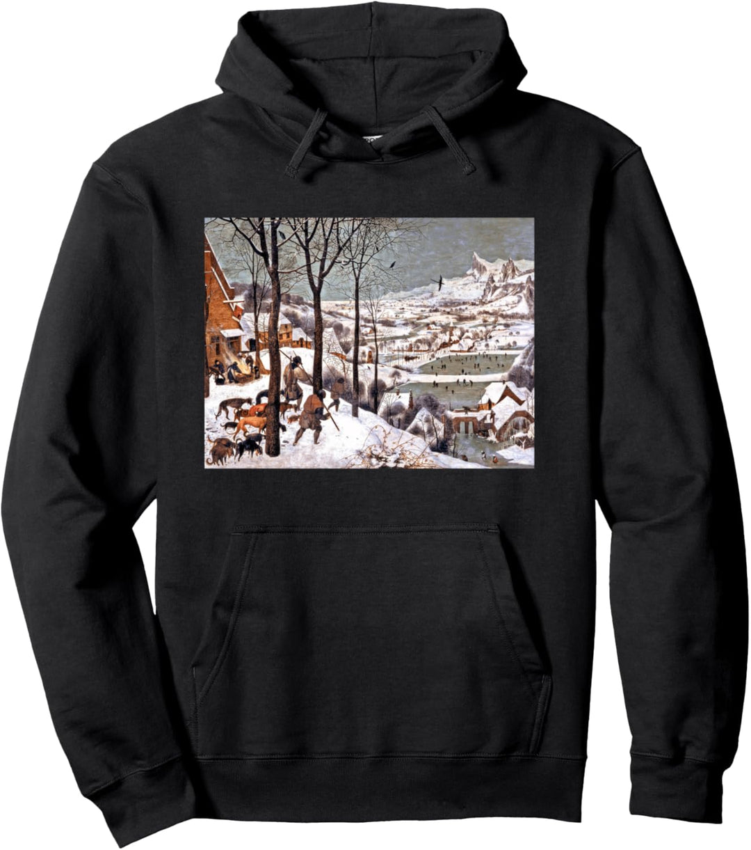 Pieter Bruegel der Älteren Jäger im Schnee Pullover Hoodie