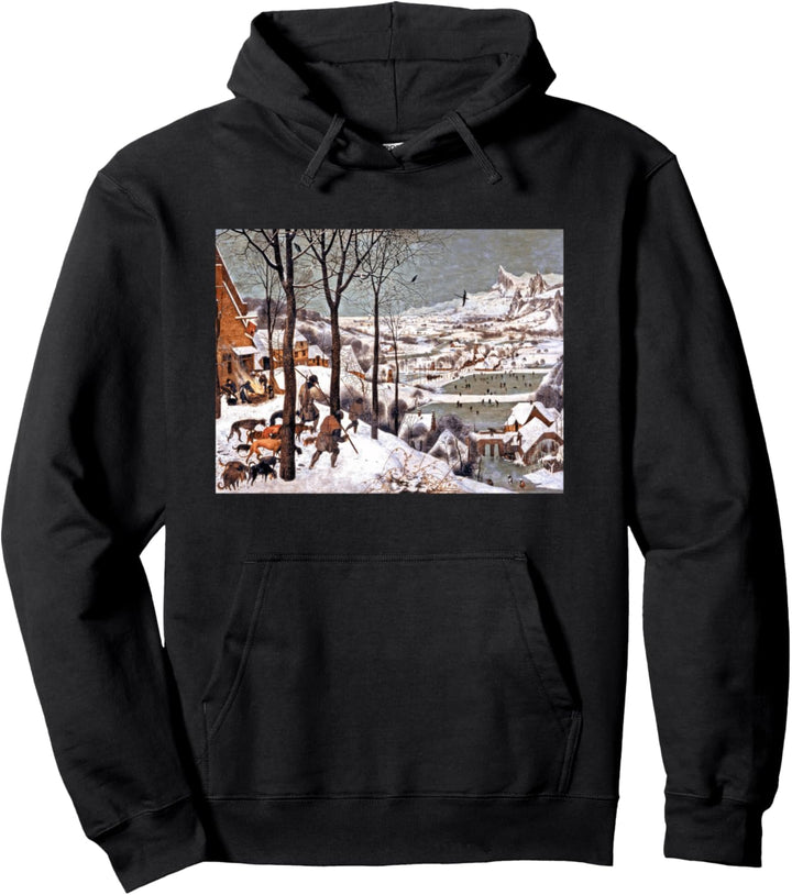 Pieter Bruegel der Älteren Jäger im Schnee Pullover Hoodie