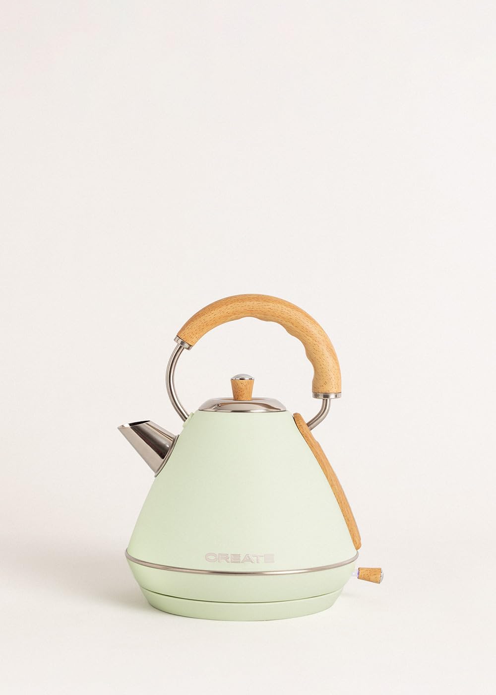 CREATE /PACK TOAST RETRO + KETTLE RETRO/Brot-Toaster und Wasserkocher, Grün / 3 programmierte Röstun