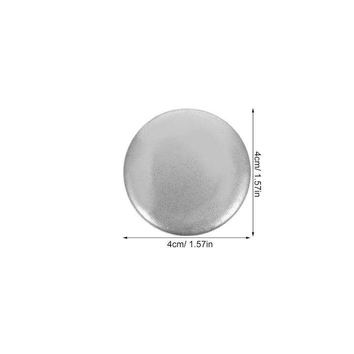 NUOBESTY 10 Runde Pfostenkappen aus Eisen 40mm Handlauf Endkappen für Gartengeländer und Terrassenge