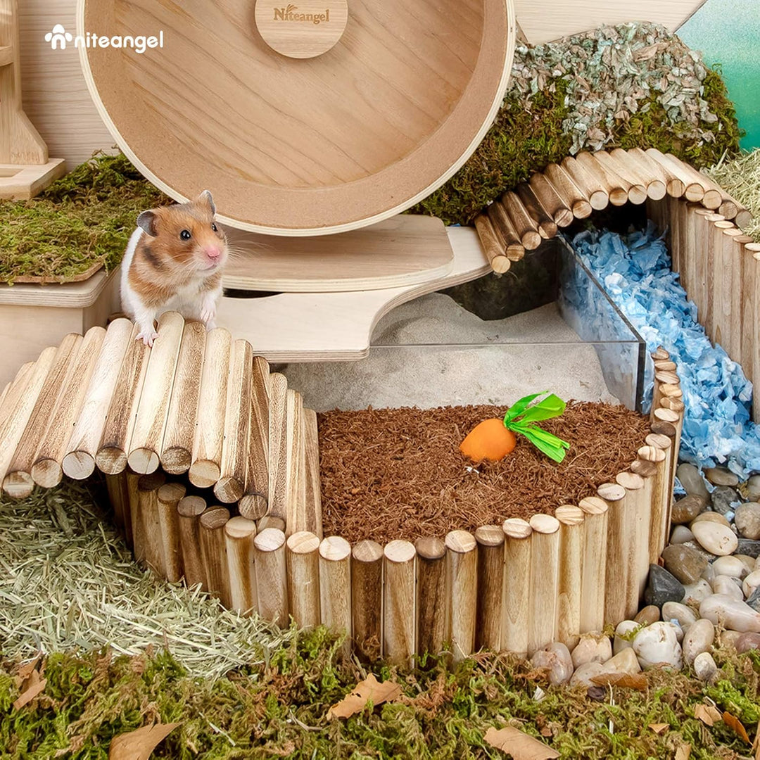 Niteangel Natürliches Kokosnuss-Hamster-Einstreu und Haustierstreu für Zwerghamster, Gerbils, Mäuse,