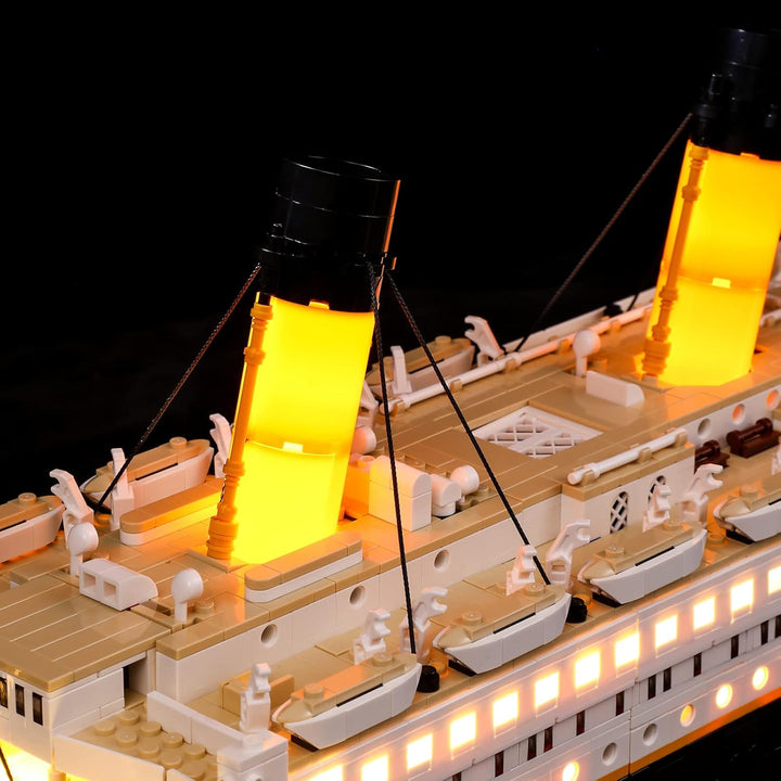 BRIKSMAX Led Beleuchtungsset für Lego Creator Lego Titanic - Compatible with Lego 10294 Bausteinen M