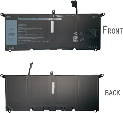 DXGH8 G8VCF H754V 0H754V P82G001 Laptop Batterie Ersatz für Dell XPS 13 9370 9380 Inspiron 13 7390 7