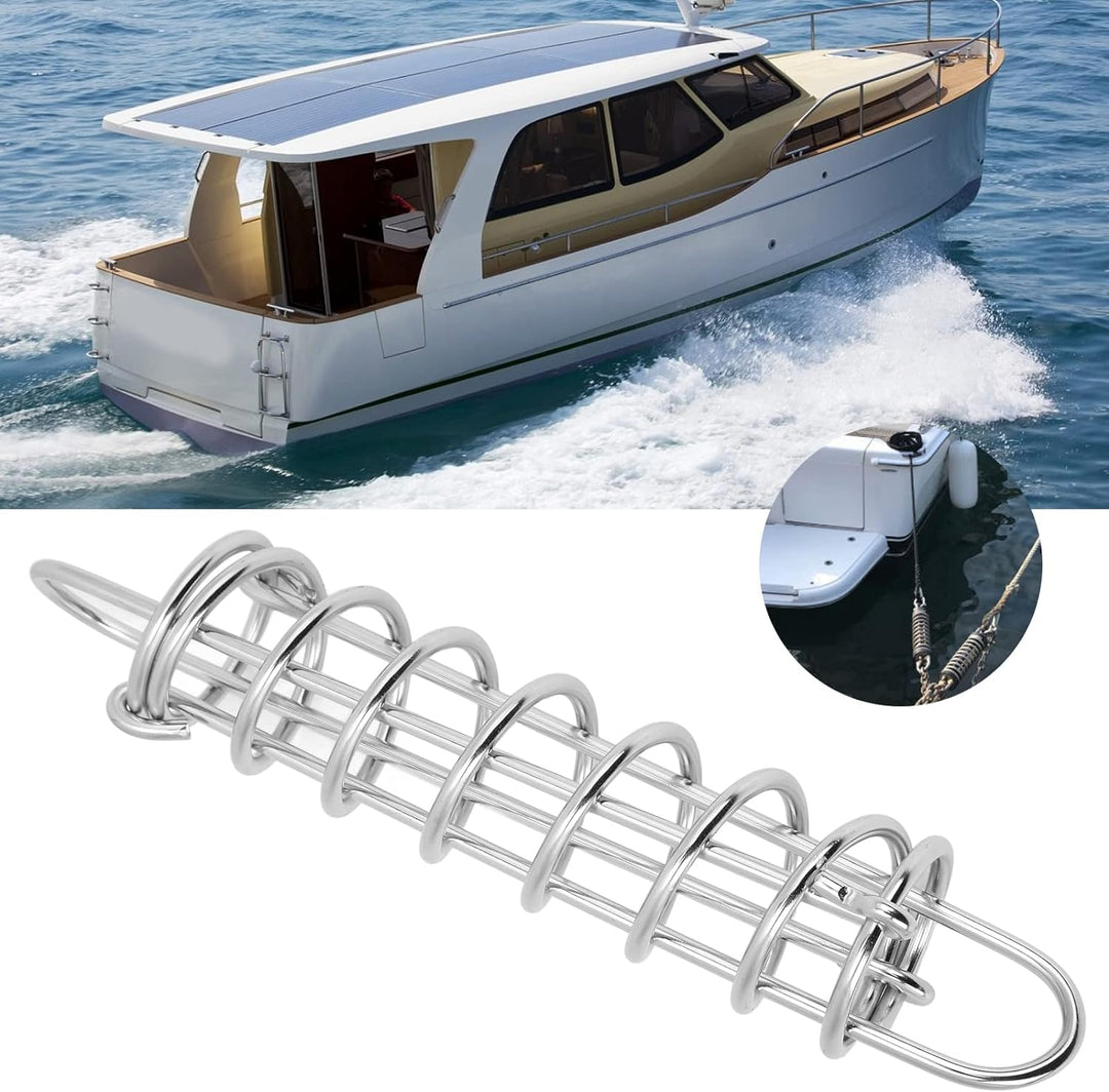 Mooring Spring, Yosoo Stossdämpfende Festmacher Feder 270mm/10.63in Boat Docking Mooring Spring Dämp
