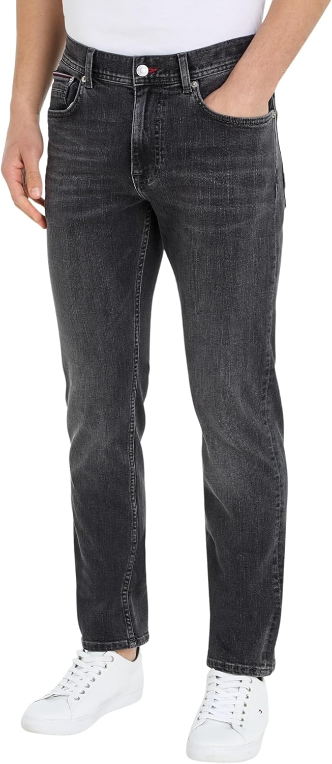 Tommy Hilfiger Herren Jeanshosen 28W / 32L Denim (Salton Black), 28W / 32L Denim (Salton Black)