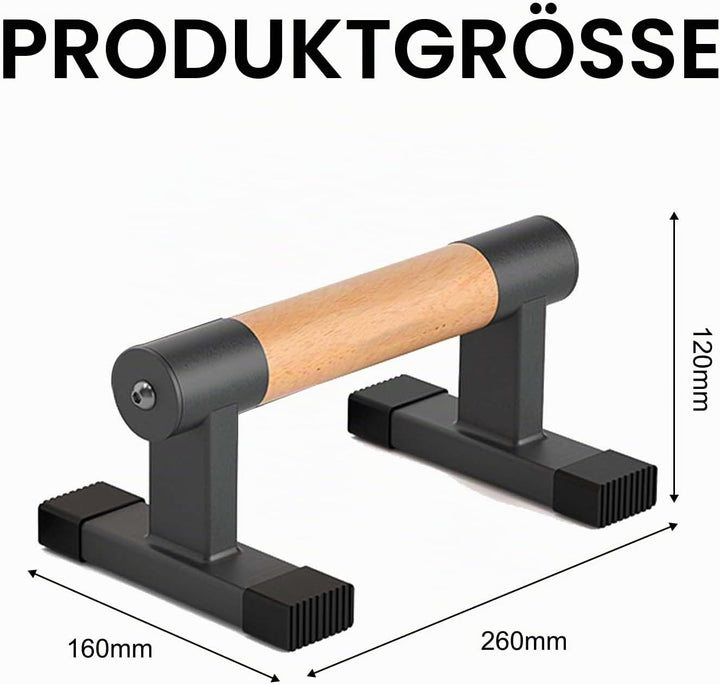 Liegestützgriffe, Parallettes mit Griff Rutschfeste Push Up Bar Liegestütze Handstand Griffe Calisth