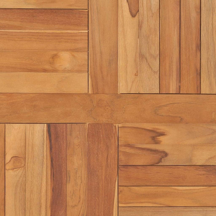 BADJAS Tischplatte Massivholz Teak Quadratisch Schreibtischplatte, DIY Stabile Esstisch, Schreibtisc