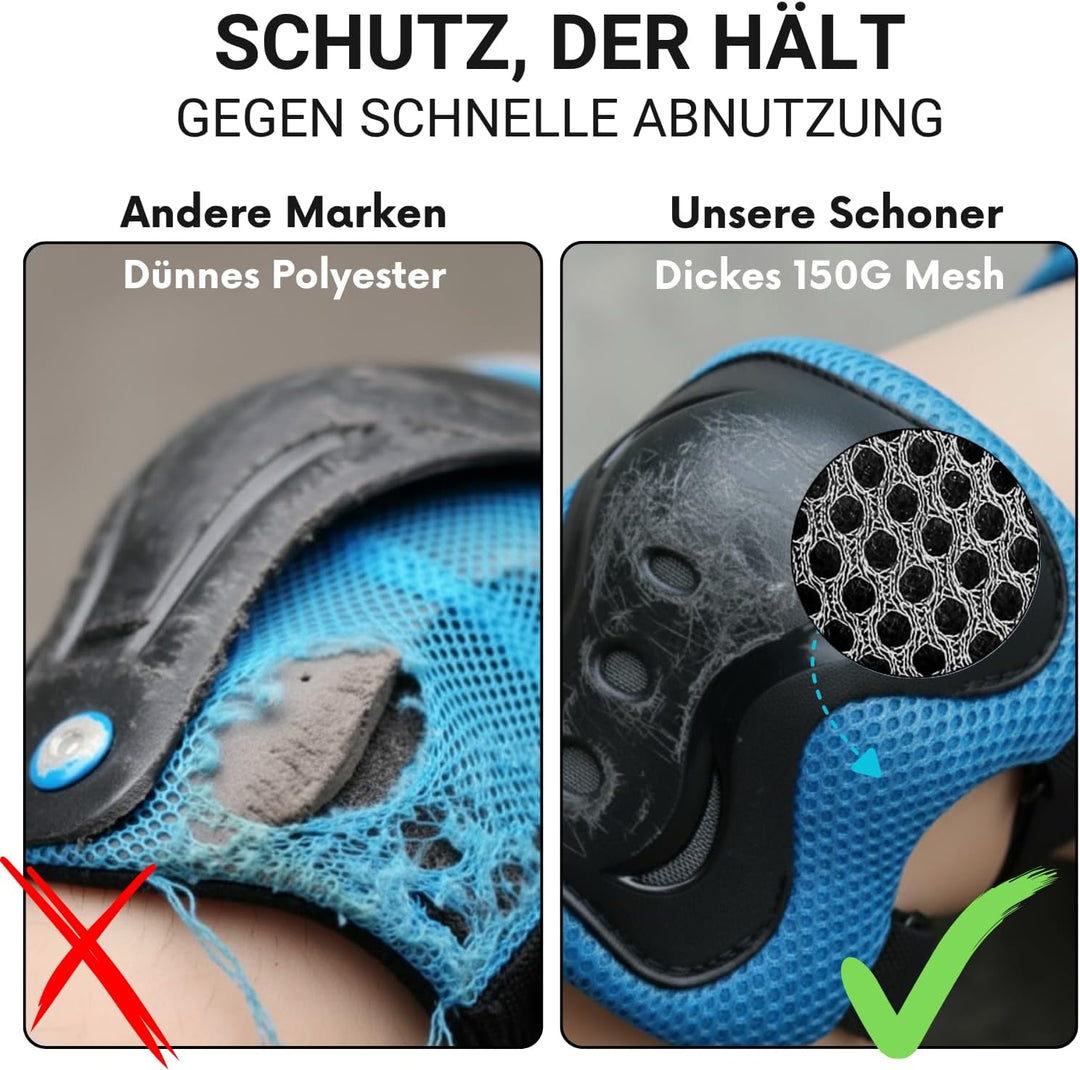 Liebkern Knieschoner Kinder Schoner Inliner Kinder Knieschützer Inliner Kinder Protektoren Set Schüt