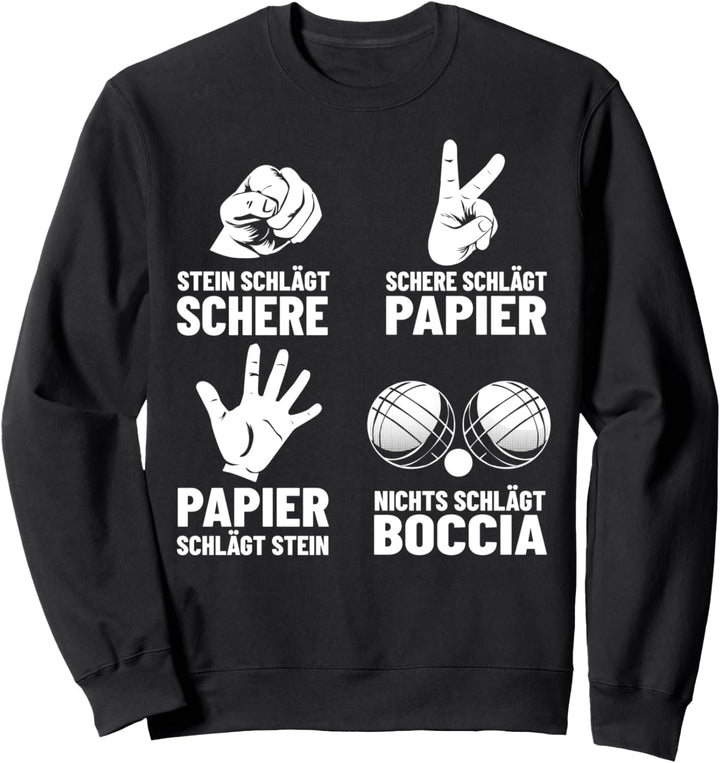 Boulespieler Boccia Spiel Boule Spielen Petanque Wettkampf Sweatshirt