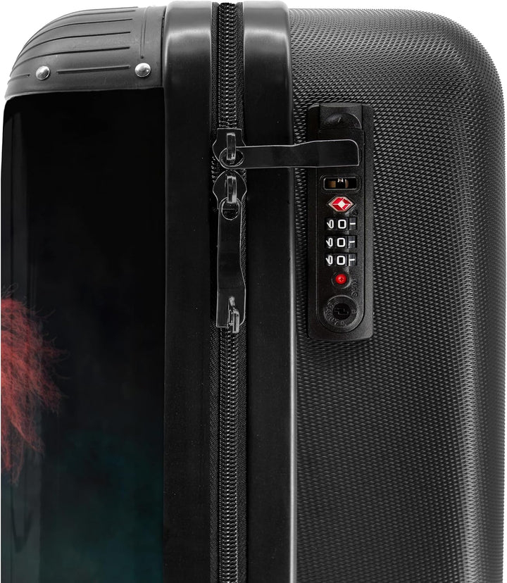 NoBoringSuitcases.com® Koffer Handgepäck Trolley Rollkoffer Kleine Reisekoffer mit 4 Rollen - Clown