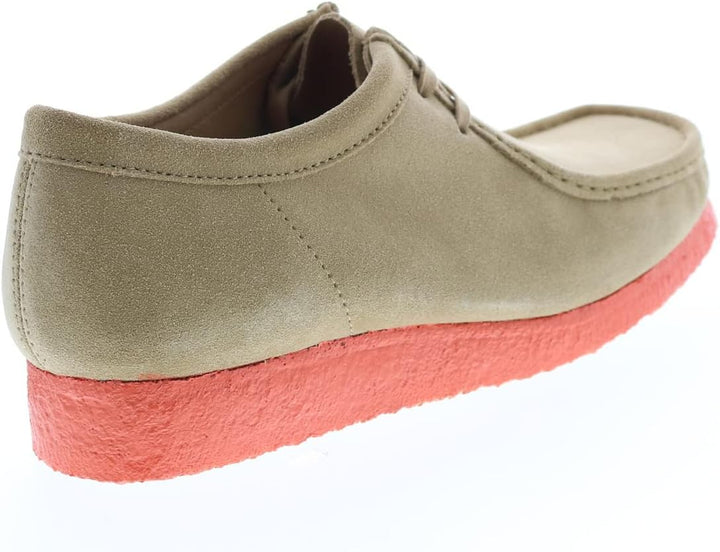 Clarks Herren Wallabee 47 EU Light Tan Orange, 47 EU Light Tan Orange