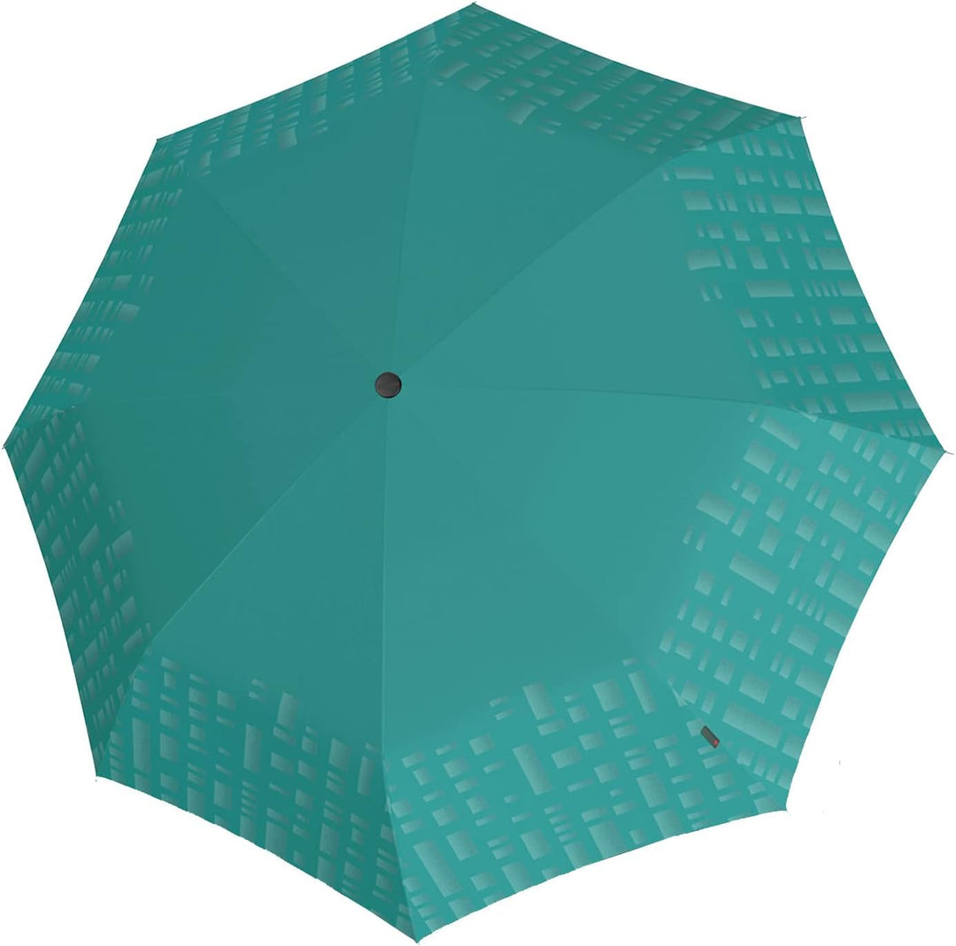 Knirps C.205 Medium Duomatic Solid Lake Reflective