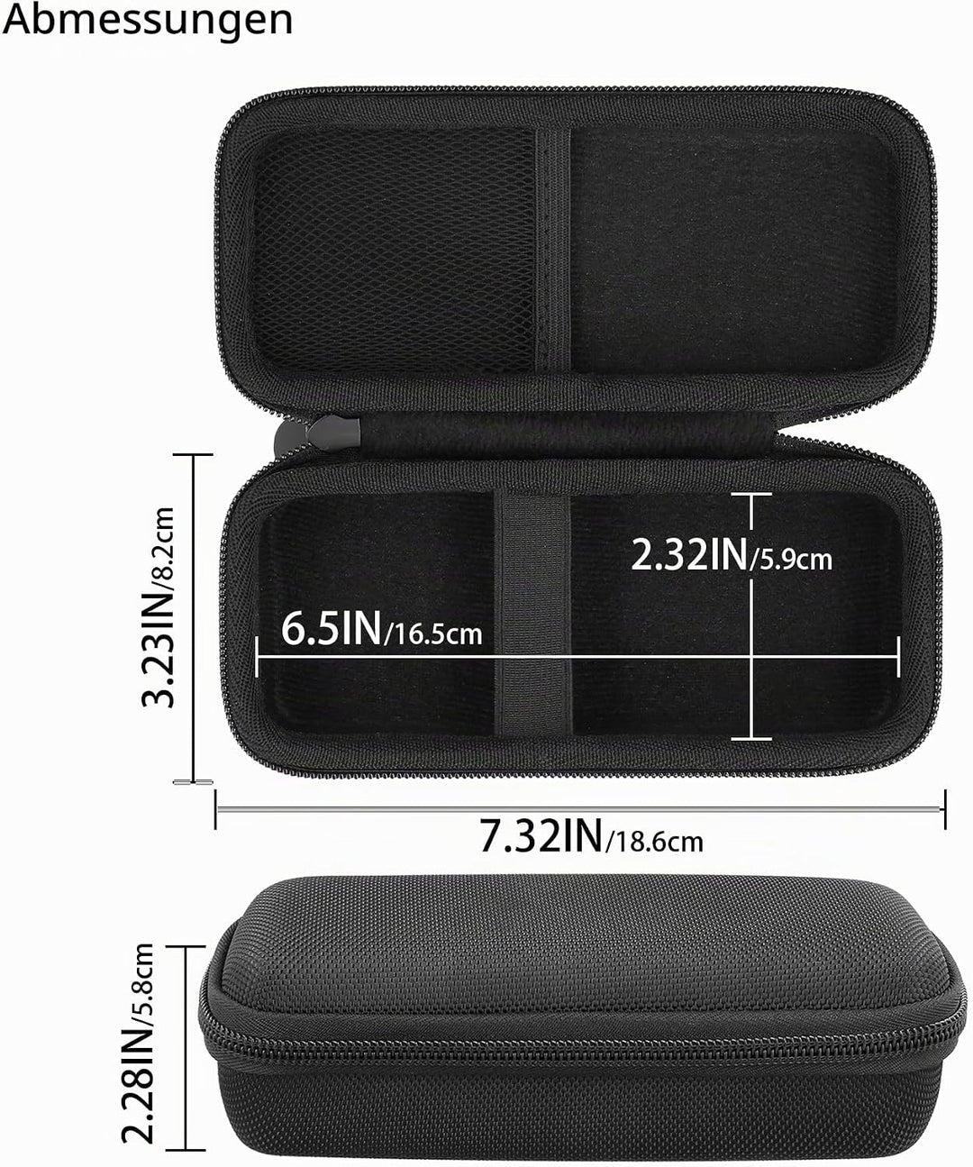 co2CREA Harte Reiseschutzhülle Etui Tasche für Xvive XV1-R Digitaler Handheld Recorder,Nur hülle, fü
