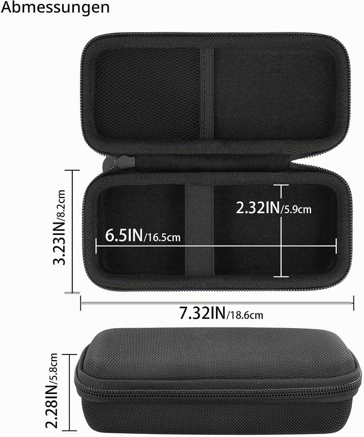 co2CREA Harte Reiseschutzhülle Etui Tasche für Xvive XV1-R Digitaler Handheld Recorder,Nur hülle, fü