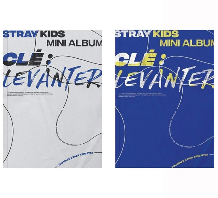 STRAY KIDS Clé : Levanter Album (CLE Ver.+Levanter Ver. Set) 2 CDs+2 Photobooks+6 QR Photocards+(Ext