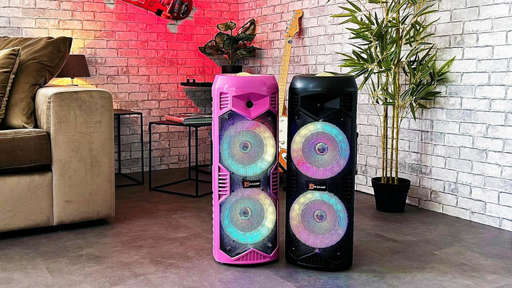 N-Gear LGP-5150 Black Tragbarer Bluetooth Partylautsprecher mit 200 W Ausgangsleistung, 87 dB Empfin