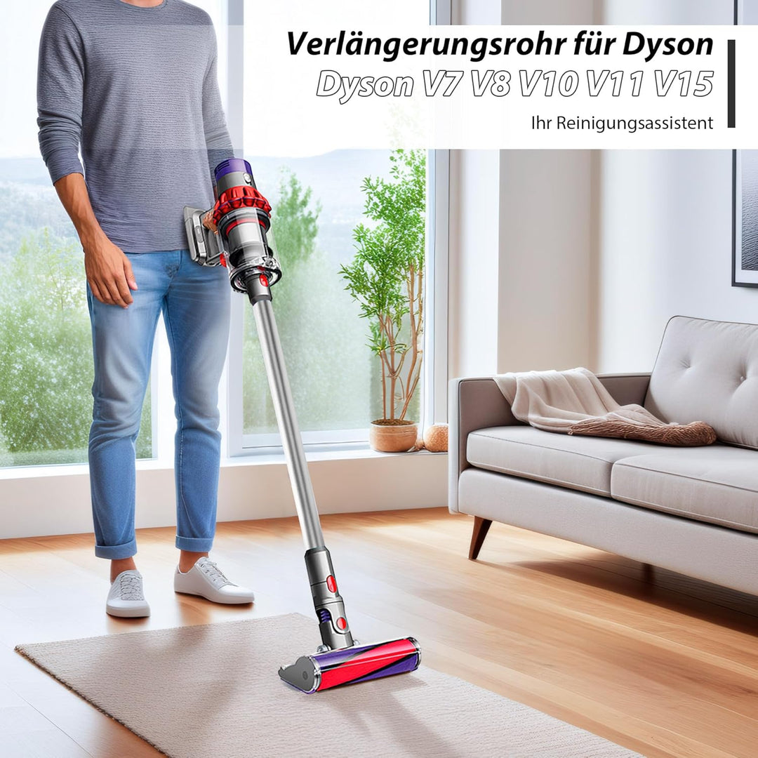Verlängerungsrohr für Dyson Saugrohr V11 Kompatibel mit Dyson Rohr V15 V 11 V10 V8 V7, Starres Teles