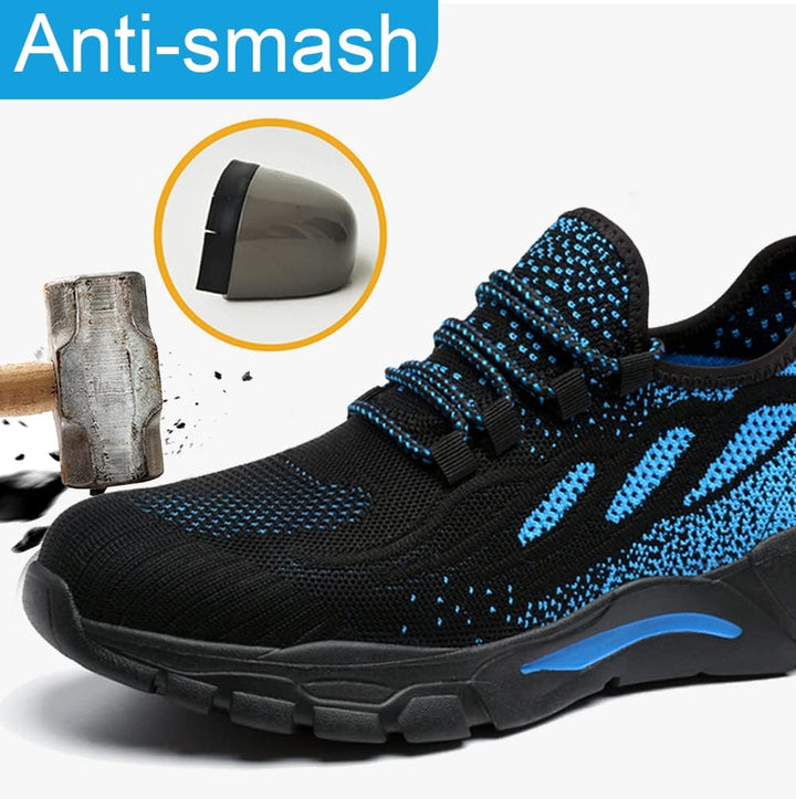NuCamper Sicherheitsschuhe Arbeitsschuhe Herren Damen Stahlkappenschuhe Sneaker Leicht Atmungsaktive