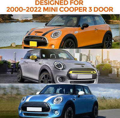 Autoabdeckung Vollgarage Ersatz für Mini Cooper 3 Doors 2000-2024, 300D Allwetter Reflektierende Aut