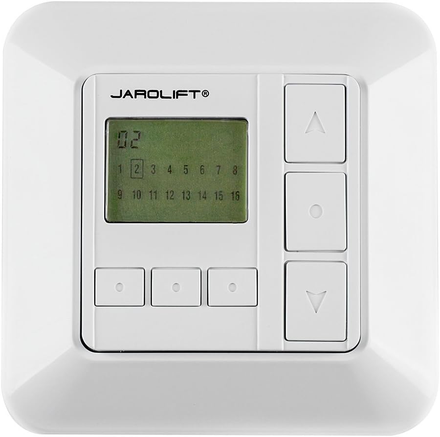jarolift Funkwandsender 16-Kanal TDRC 16W Funksender, für TDEF-Funkmotoren & Rohrmotoren mit jarolif