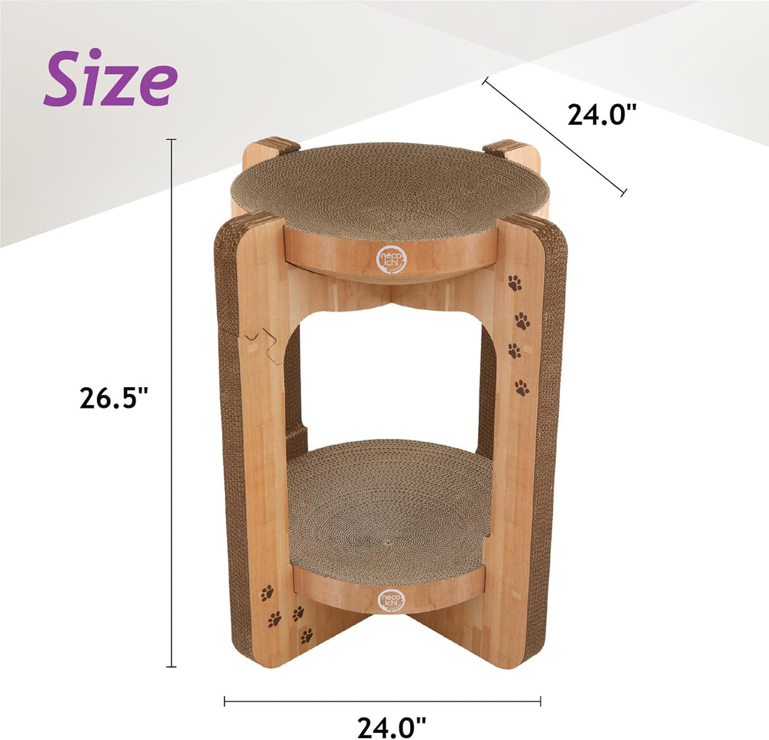 Cozy Kratzschale für Katzen, Grösse XL, b.Tower (Eiche) Large Tower Oak, Large Tower Oak