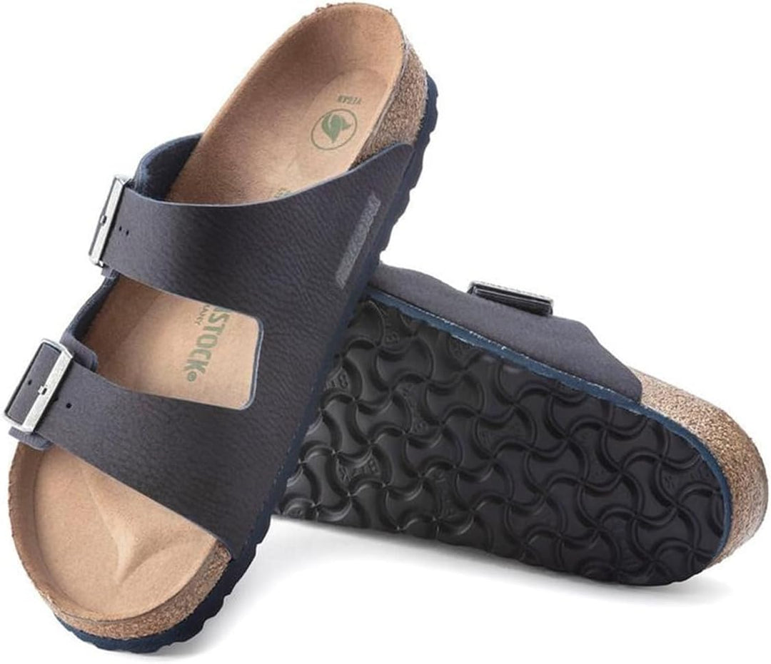 BIRKENSTOCK Arizona Bs Desert Dust Vegan 1024544, Sandalen 41 EU Schmal Indigo Blue, 41 EU Schmal In