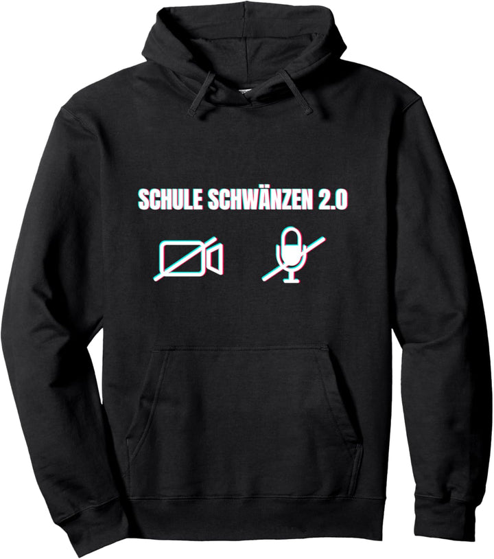 Homeschooling 2021 Schule schwänzen 2.0 Schüler Spruch Pullover Hoodie