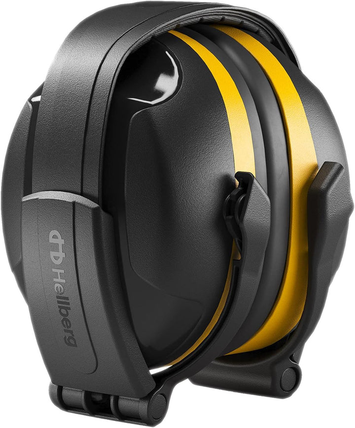 HELLBERG SAFETY Kapselgehörschutz Faltbar Secure 2, 41502-001, Professioneller Gehörschutz für mittl