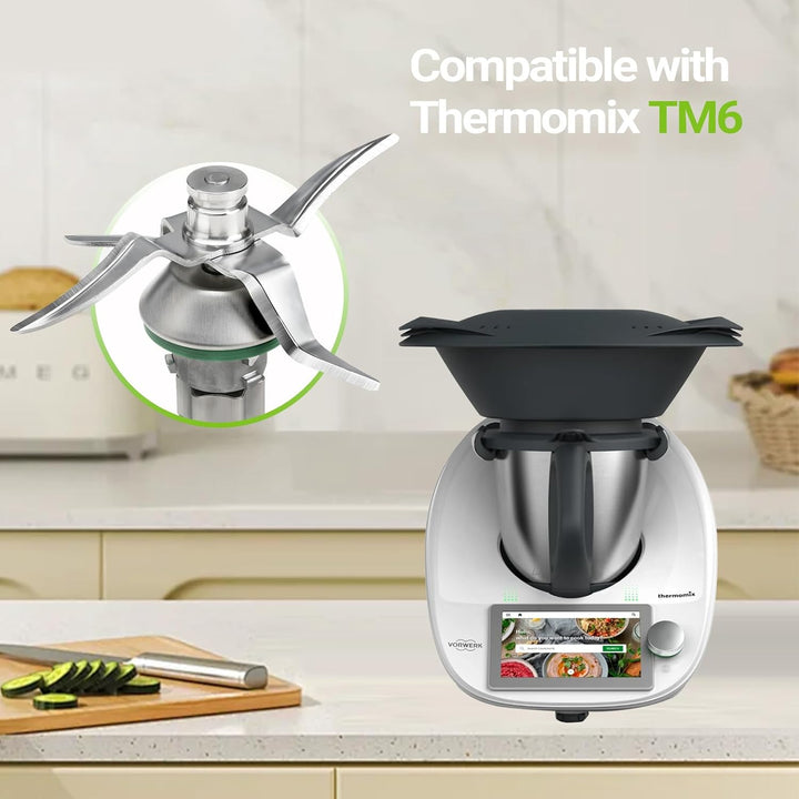 Mixmesser Ersatz für Vorwerk Thermomix TM6 TM6 Messer, TM6 Messer
