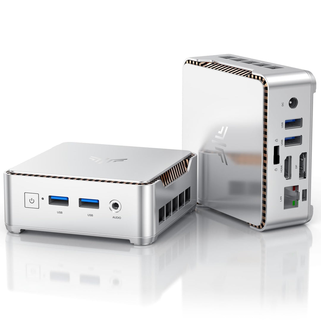 NiPoGi Essenx E2 Mini PC, Ιntel Twin Lake N150(bis zu 3,6 GHz), 16 GB DDR4 256 GB M.2 SSD Mini Deskt