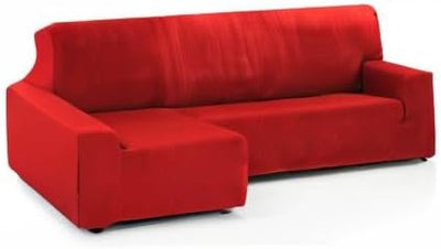 Martina Home - Bezug für Chaiselongue, Modell Túnez, Rot, Eckteil Links, Brazo izquierdo langer link