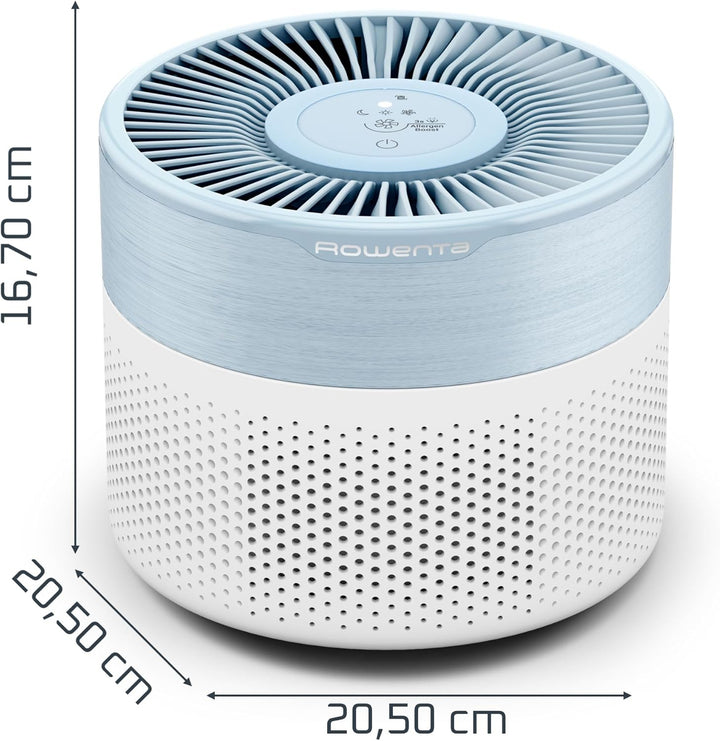 Rowenta Pure Air Mini Luftreiniger, für zu Hause, ultrakompakte Grösse, bis 22 m², extrem leiser Nac