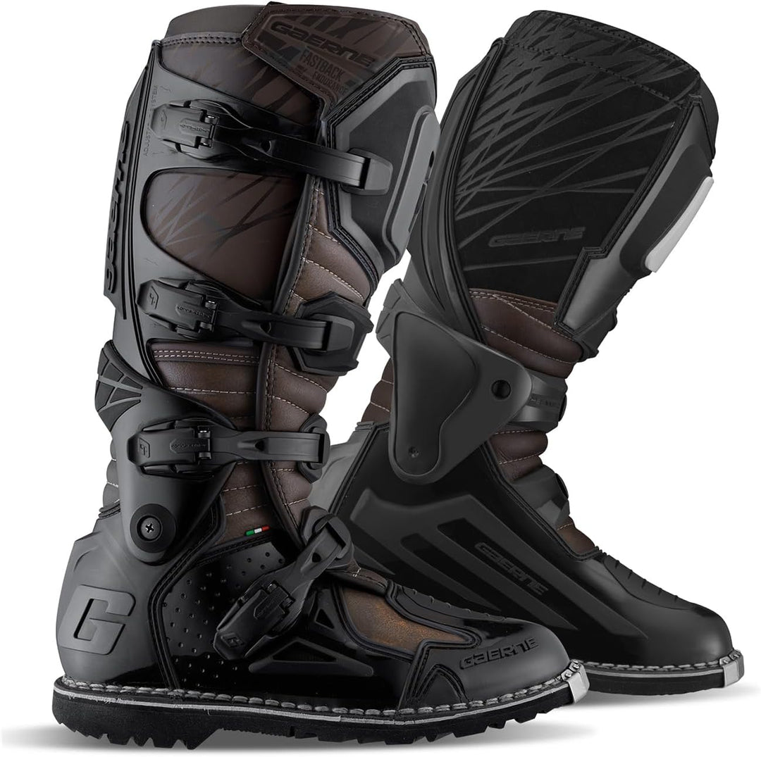 Gaerne Motocross-Stiefel Fastback Endurance 45 EU Schwarz, 45 EU Schwarz