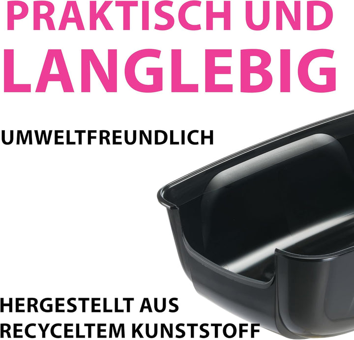 Ferplast Katzenklo XXL, offene Katzentoilette Extra Large, aus Kunststoff, für grosse Katze L 67 × W
