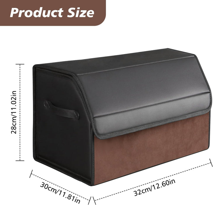 Kofferraum Organizer - Kofferraumtasche mit Deckel, Auto Kofferraum Wasserdicht, Aufbewahrungsbox Au