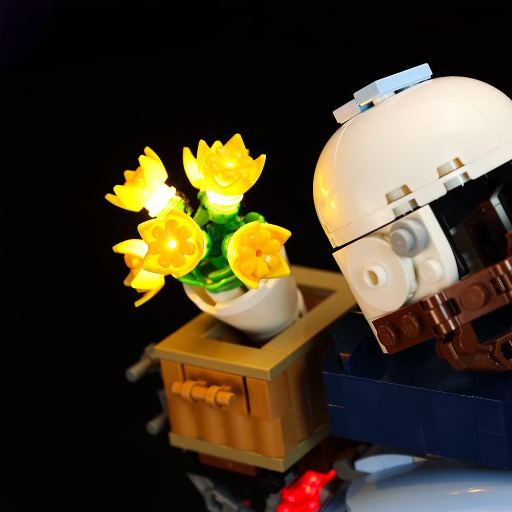 Kyglaring Led Licht Kompatibel mit Lego Vespa 125 10298 Bausteine, Fernbedienungs Beleuchtungszubehö