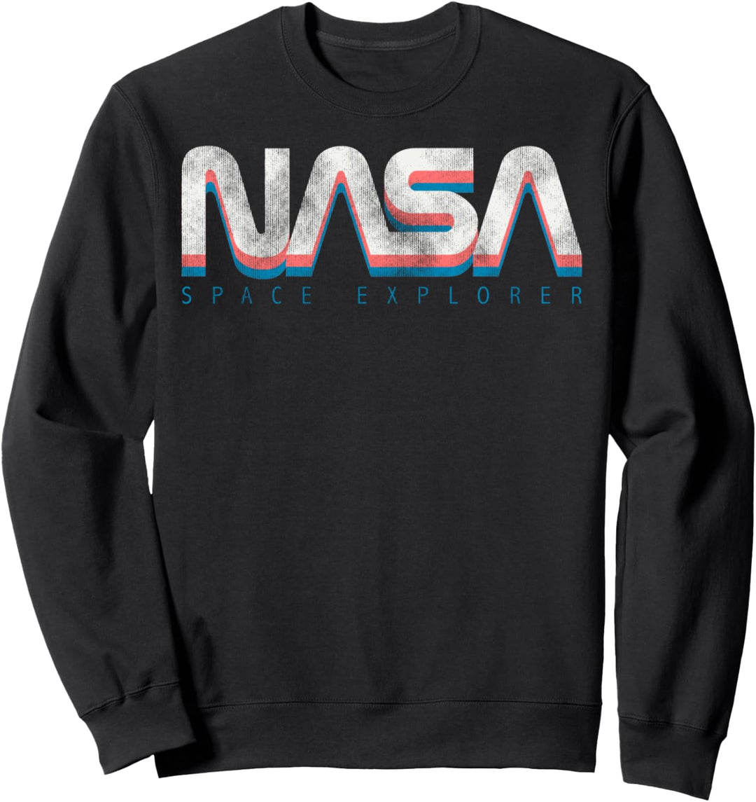 NASA Official Space Explorer Retro Logo Sweatshirt