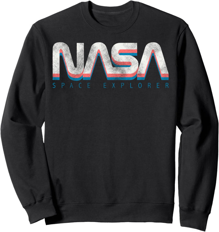 NASA Official Space Explorer Retro Logo Sweatshirt