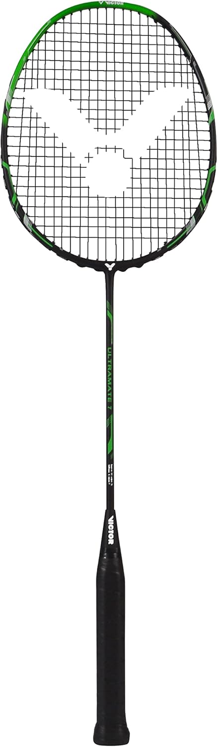 VICTOR Badmintonset Ultramate 7-2 x Ultramate 7 Badmintonschläger, 3 x Nylonshuttle 1000, 1 x Thermo