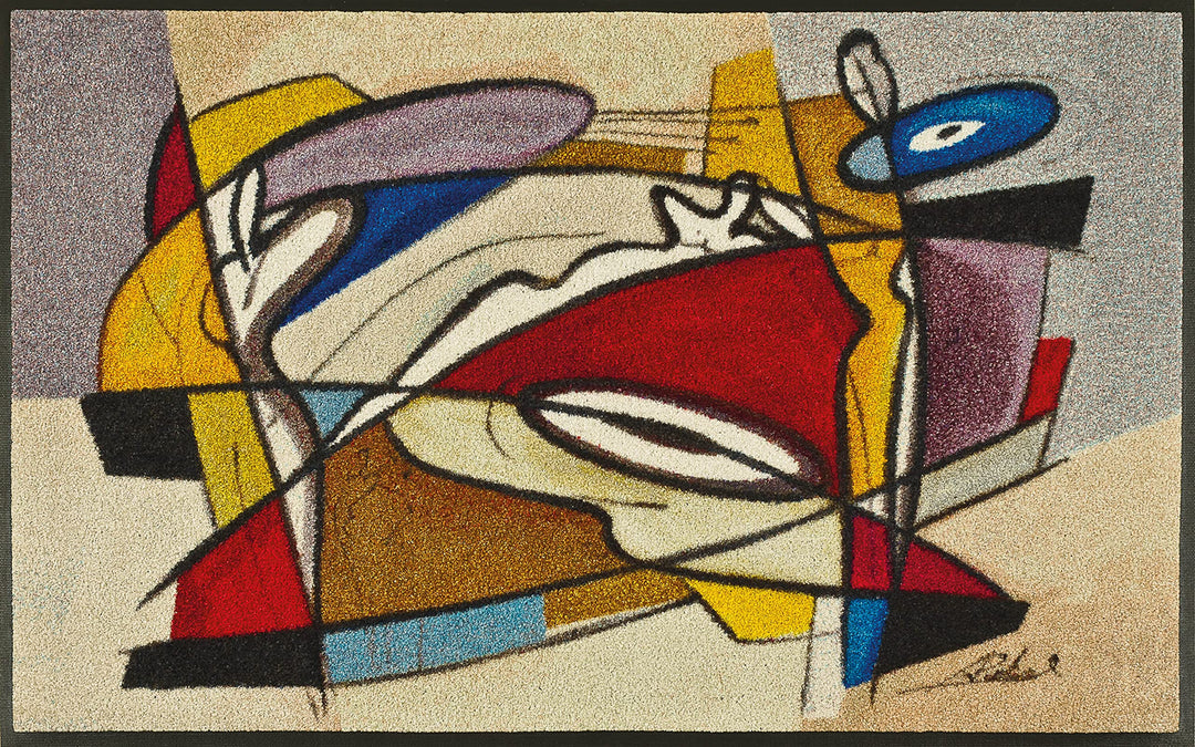 wash+dry Fussmatte, steady composition 75x120 cm, innen und aussen, waschbar, 75x120 cm