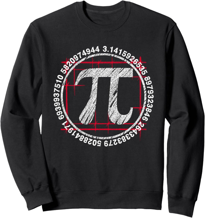 Pi Value Mathematiker Mathematik Algebra Pi Day Sweatshirt