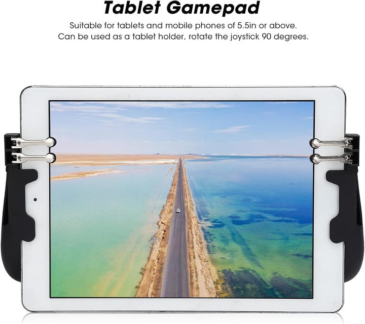 Mobile Game Controller Tablet PC 6 Finger Game Joystick Griff Zieltaste L1R1 Mobile Game Joystick-Ga