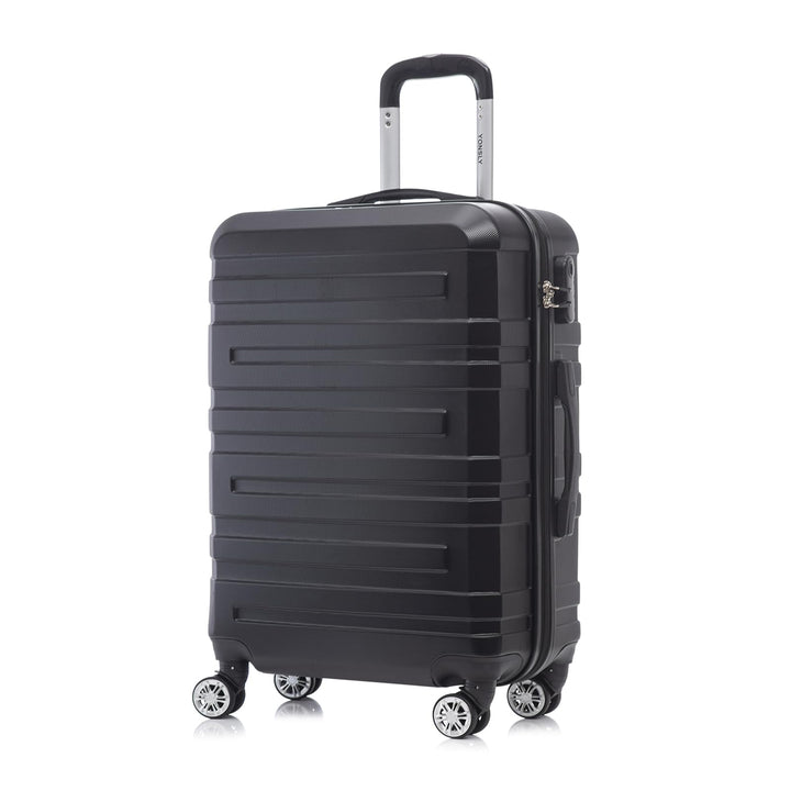 Reisekoffer Trolley, Rollkoffer Handgepäck Set, Travel Koffer Suitcase mit 4 Rollen 360°, Zahlenschl
