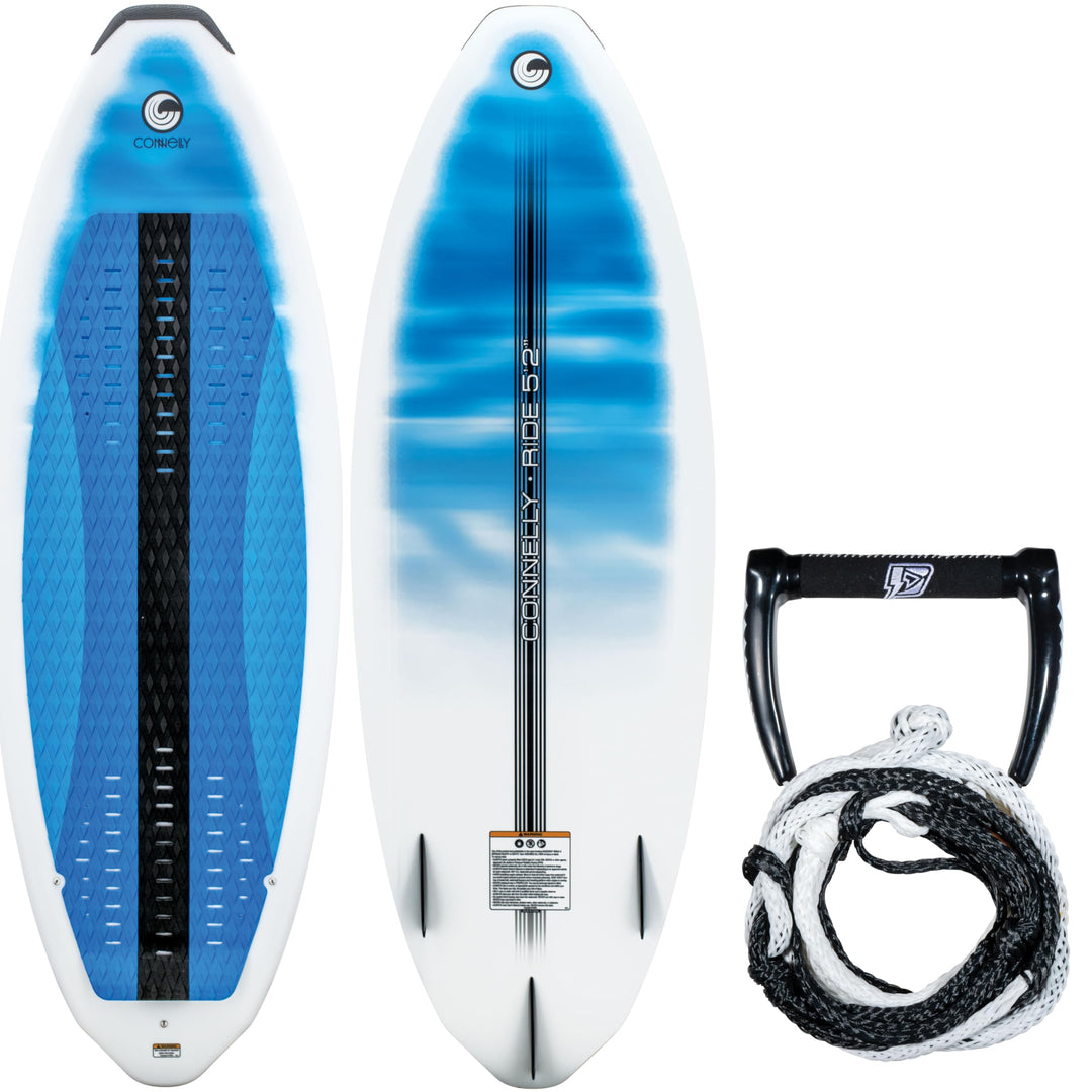 Connelly Ride Wakesurf Board, 1,52 m Paket mit Seil im Lieferumfang enthalten