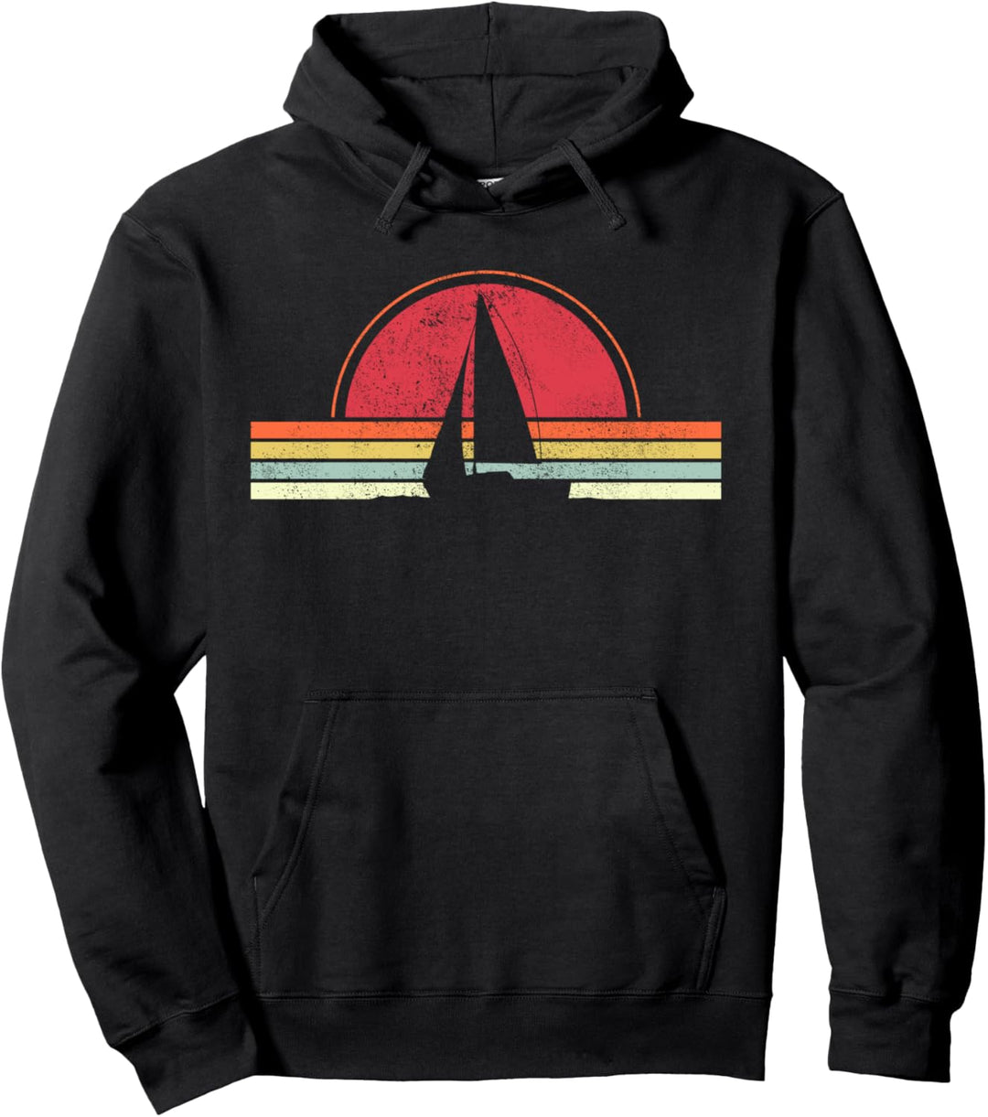 Segeln Vintage Segelboot Segelschiff Segler Geschenk Pullover Hoodie
