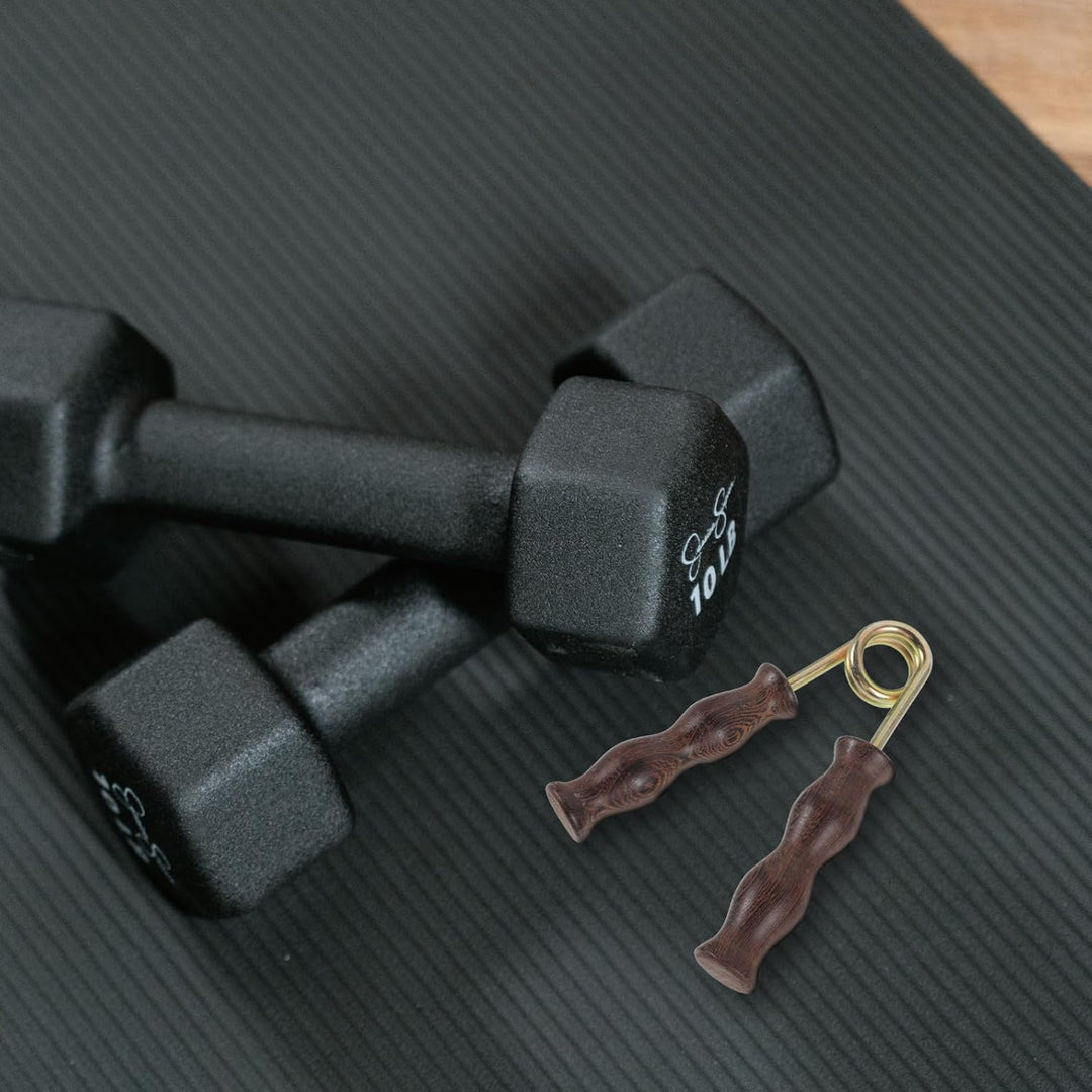 Handtrainer Griffkrafttrainer aus Robustem Hartholz Finger und Handgelenkstrainer für Sportler Unter