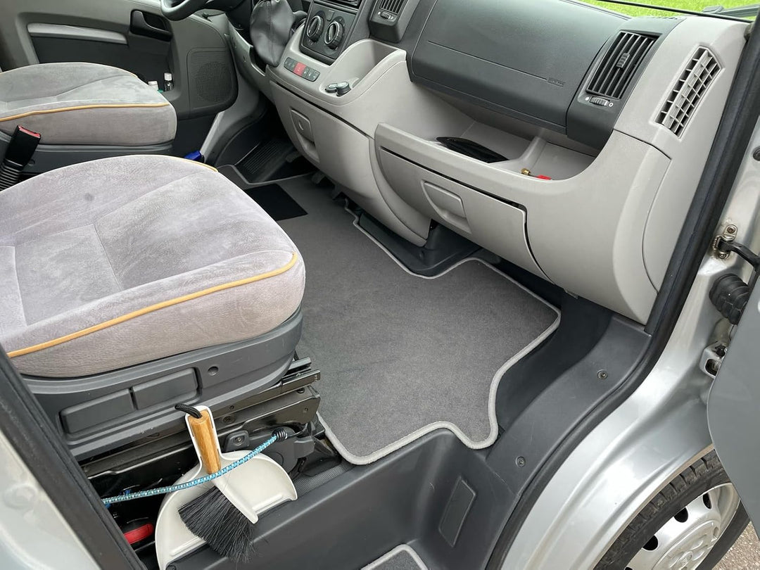 Alpha-Tex Fussmatten Auto-fussmatte Automatten-Set für FIAT Ducato Typ 250, 2 oder 3-Sitzer (Baujahr